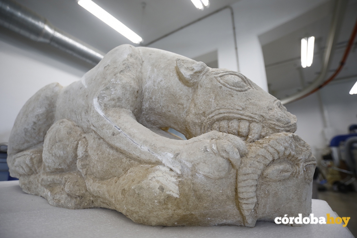 Estatua de leona ibérica en el Museo Arqueológico de Córdoba. cordobahoy.es